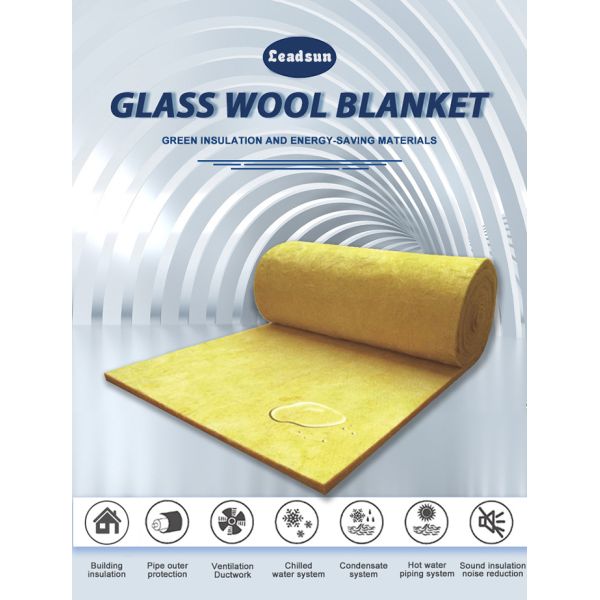 Aluminum Foil Glass Fiber Roll Steel Structure Roof Glass Wool Blanket Customizable