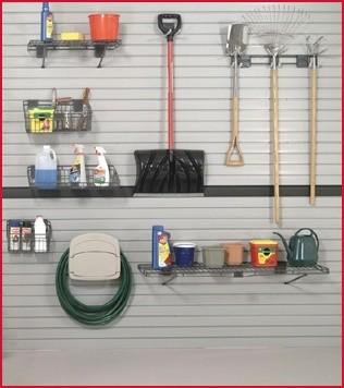 Enviroment-Friendly Taupe Slatted Wall Panels For Storage Display
