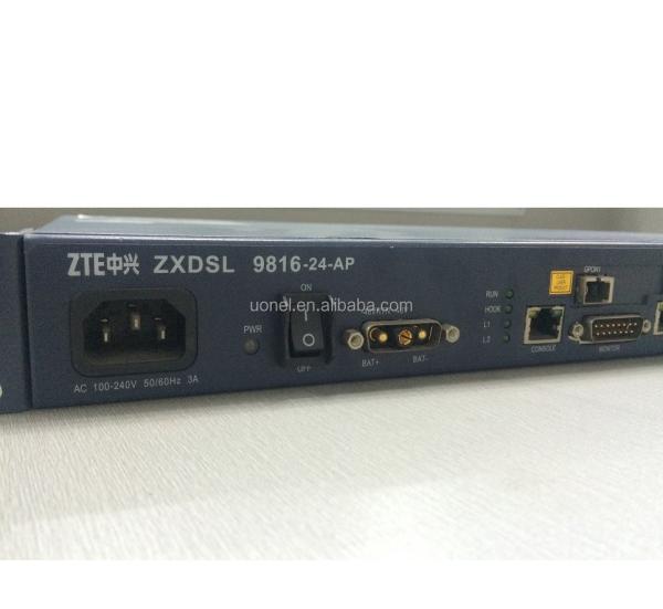 ZTE ZXDSL 9816 mini-DSLAM 9816-24-AP ZTE 9806H ZTE 9836 ADSL2/2+, VDSL2, SHDSL, FE POTS Uplink sub-card OGSDA OGSDB OGSDC