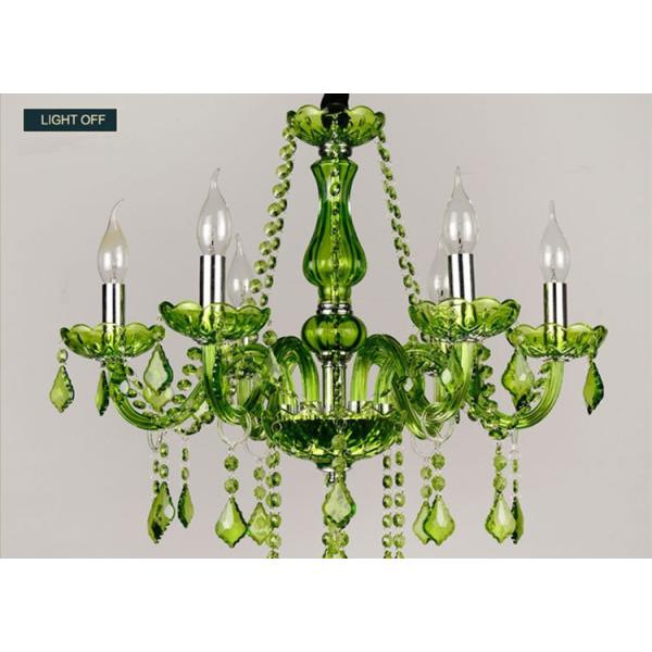 Lustre suspendu de style de bougie de forme d'arbre de la couleur verte 40Watts