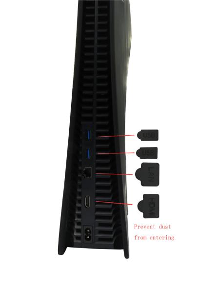 Anti-dust dust plug is suitable for PS5 Conesole Silicone Cover PS5 Controller Silicone Case PS5 Protective Skins NC; This 1000 of black from GUA
