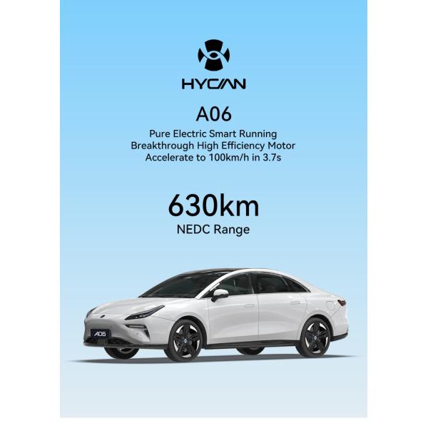 Hycan A06 Taxi électrique chinois Moyenne voiture électrique Avec une portée de 550KM-630KM