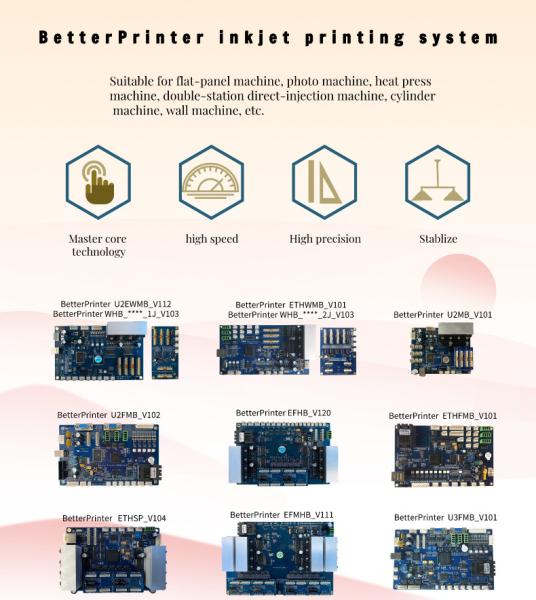 USB2.0 FPC Better Printer mainboard Inkjet TX800 XP600 Single head Double Head Inkjet Board For T-shirt Photo Printer