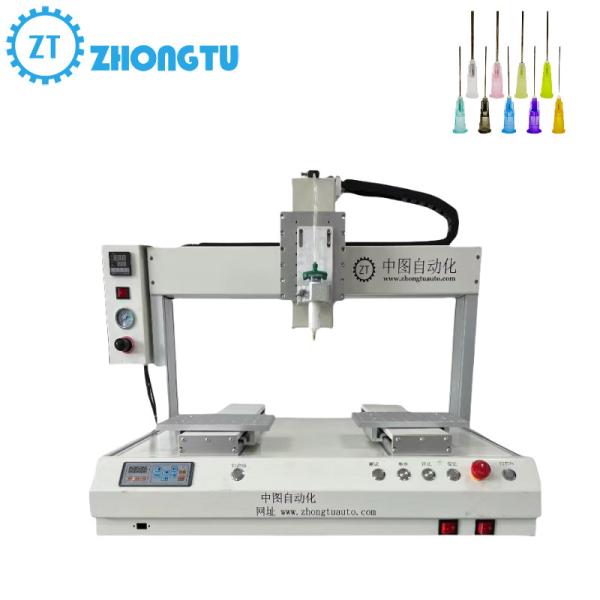 Professional Doming Two Components Automatic Dispensing Machine for AB Glue Mixing and Dispensing
