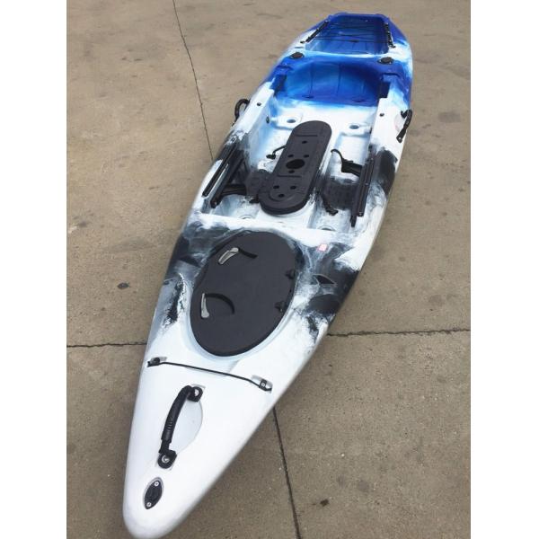 Cruising 12 Foot Lightweight Touring Kayak Sit On Top Fishing Large Cockpit 440 LBS Load