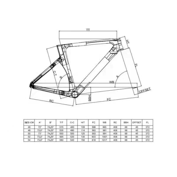 T900 High modulus Carbon fiber Road Bike With 50C Carbon Wheelset