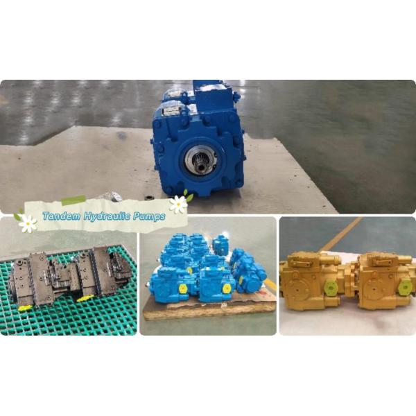 agriculture machinery variable displacement pump 1 Year Cast Iron Tandem Hydraulic Pumps with Black Or Blue Color