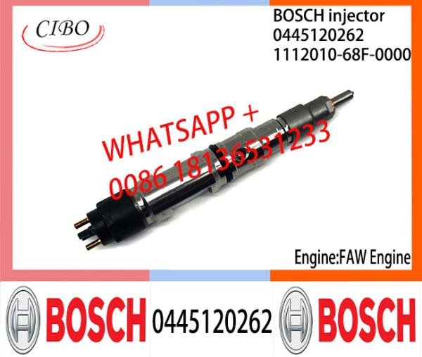 Conjunto original 0445120262 1112010-68F-0000 do injetor de combustível 1112010-68F-0000 de BOSCH 0445120262 para FAW