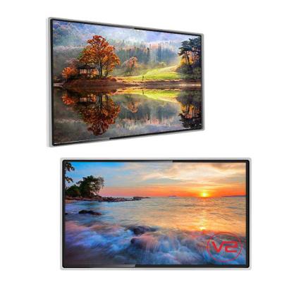 Wifi 1080P LCD Wall Mounted Digital Signage 75 Inch Full HD Picture Resolution