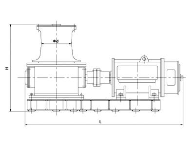 Электрический кабестан шлюпки для сосуда корабля шлюпки, ворота электрического кабестана
