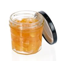 Prix de l'usine Boîtier de stockage d'emballage alimentaire clair Boîtier de verre rond de plusieurs tailles