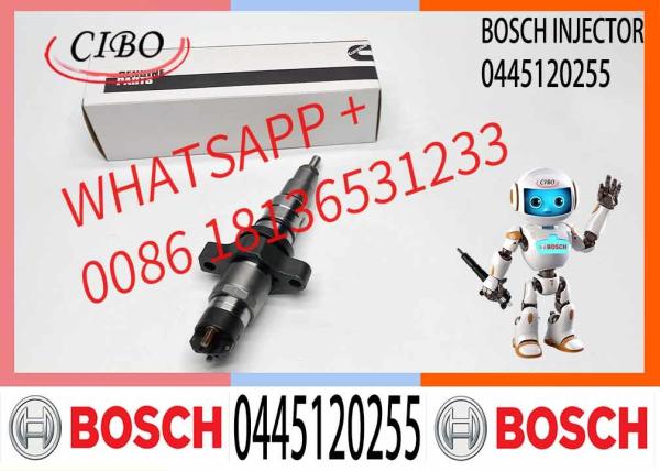 China New Diesel Fuel Injector 0445120255 Common Rail Injector 0445120255 For Cummins Engine