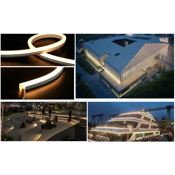 водонепроницаемость IP67 для наружного 1220 Side Bend Engineering Lighting DC24V Неонный свет Гибкая светодиодная световая лента