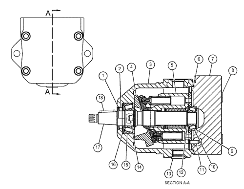 E345GC E349GC Гидравлические части двигателя вентилятора 505-5180 Для