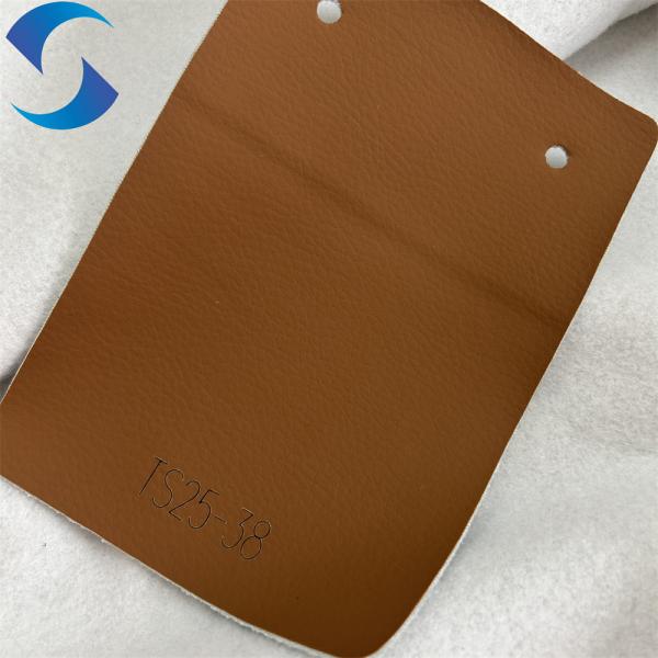 Tejido de cuero EPU de alta elasticidad, cuero de PVC personalizable para tapicería de asientos automotrices