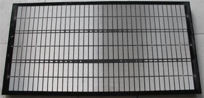 Hook Strip Flat Brandt Shaker Screens , 316 Stainless Steel Oil Vibrating Sieving Mesh