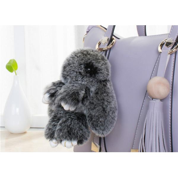 Мех Кейчайн кролика подарка рождества прекрасное милое с формой животного зайчика