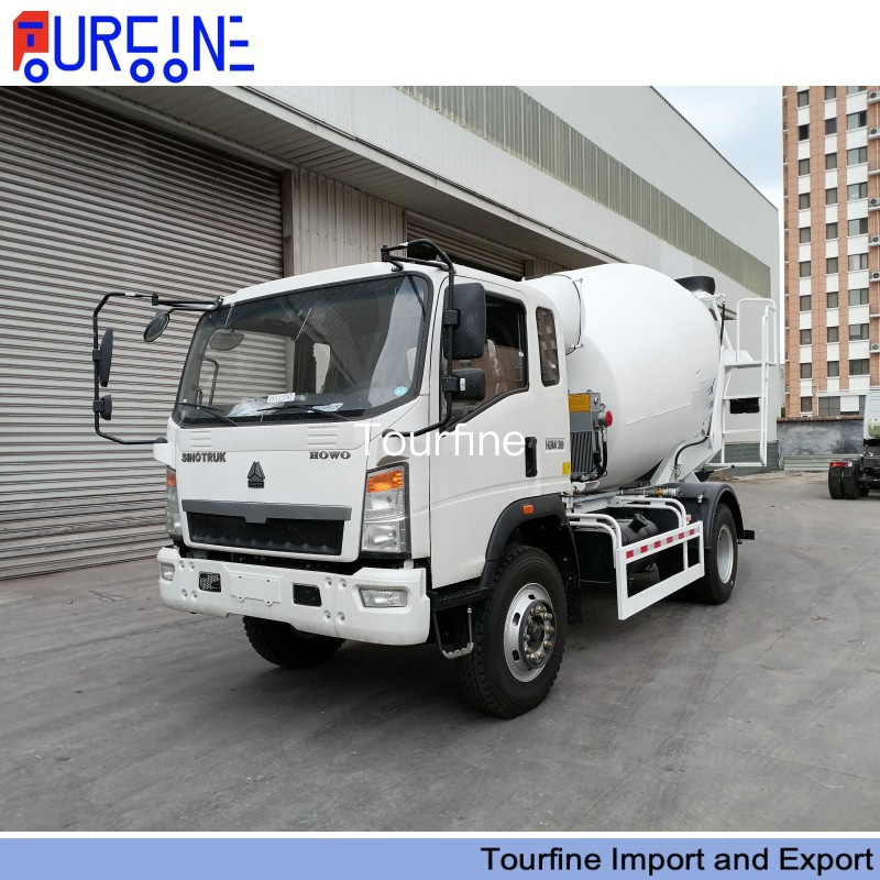 6CBM Cement Concrete Mixer Truck on HOWO 6 Wheel Chassis for Construction Projects
