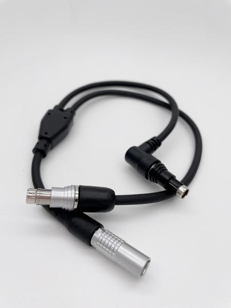 Black 4 Pin Lemo Cable To Fischer 4 Pin 7 Pin For BNVD AVINS Night Vision Battery
