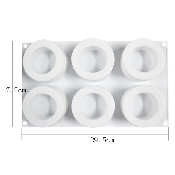 Подгонянные полостей прессформы торта силикона Handmade 6 миражируют форму для выпечки