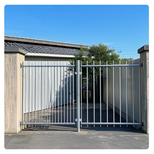 Cercas de pared de metal galvanizado de diseño moderno para uso exterior en interiores