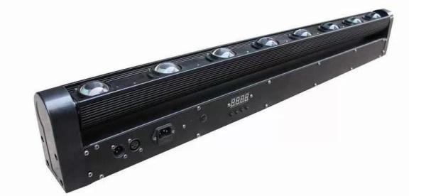High Brightness LED Wall Washer Light , 8 Eyes 8X10W DMX Moving Led Wall Light Bar