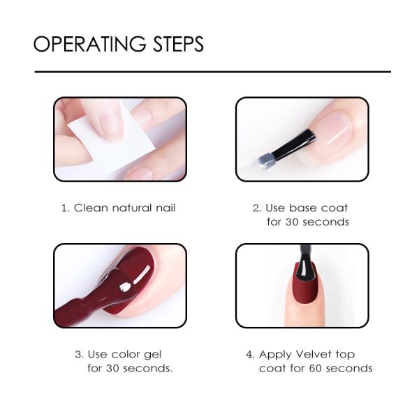 Gel UV pour ongles mat et manteau de dessus OEM & ODM 1 kg Gel de manteau de dessus mat et velours écologique