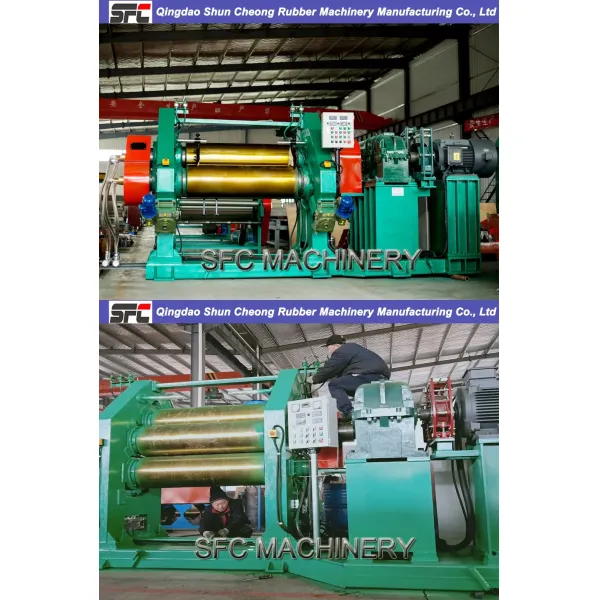 Rubber Mixing Mill with 27.72 M/Min Front Roller Speed and Automatic Dry Oil Lubrication