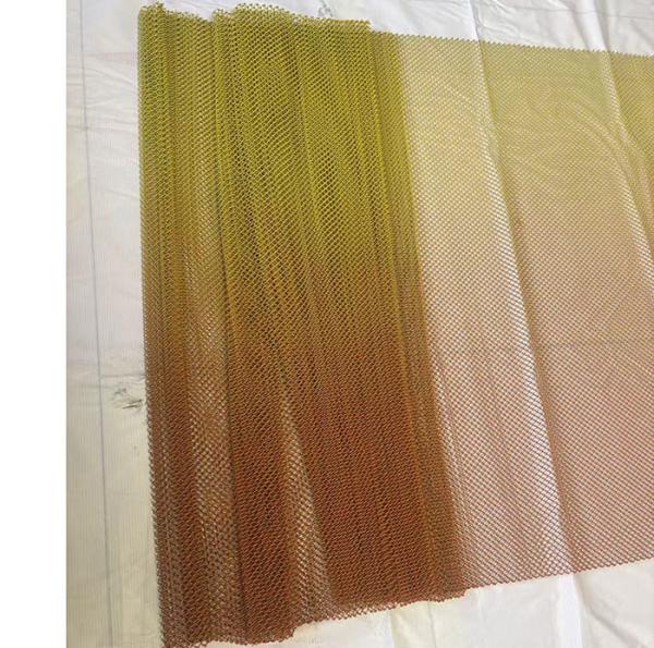 Wholesale Metal Mesh Curtains Gold Chain Link for Room 
