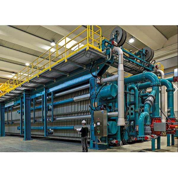 Waste Water Treatment Press Machine with Mild Steel Frame and Square Filter Shape