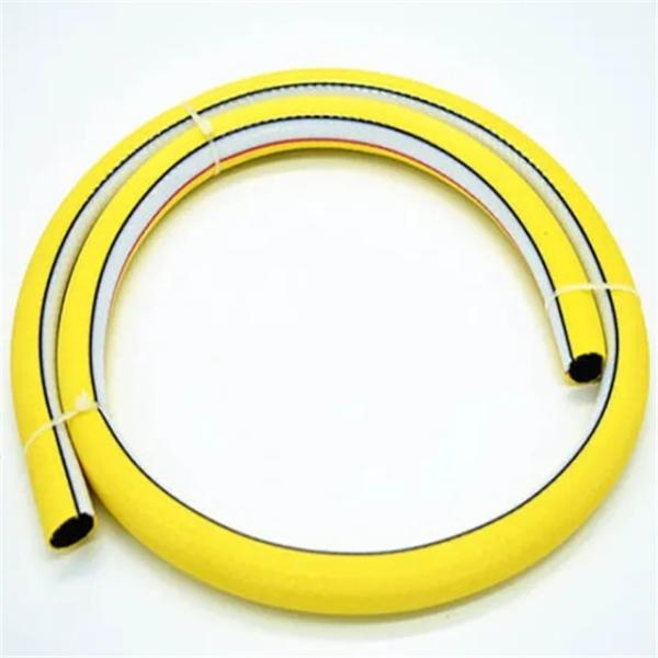 Price per meter water fed pole water delivery plastic hose pipe pvc clear level anti-torsion garden hos