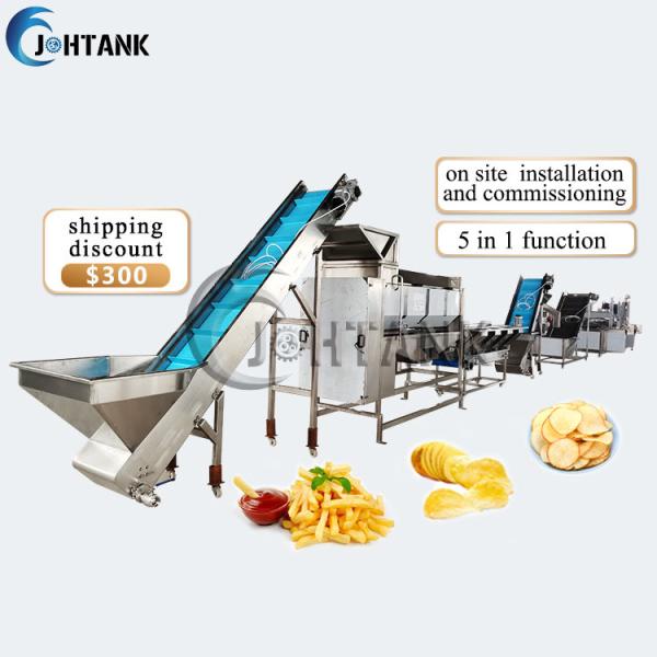 150kg/H Electric Potato Chips Production Machine