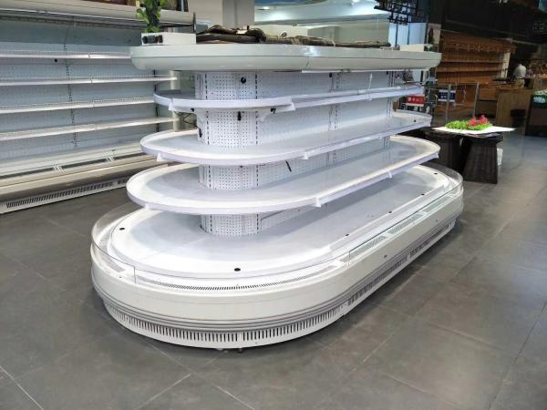 Oval Island Multideck Open Showcase Chiller With Brilliant LED Lights