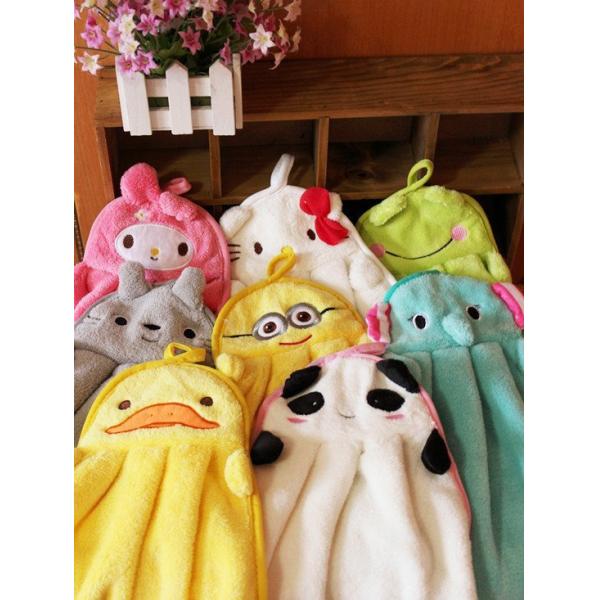 Cute Animal Microfiber Kids Children Cartoon Absorbent Hand Dry Towel Lovely Hand Towel