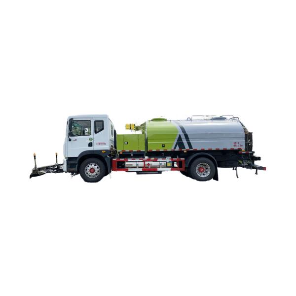 6x4 Chassis Diesel Pressure Cleaning Truck With Sewage Vacuum Suction Municipal Sanitation Truck