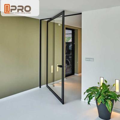 As portas de alumínio do pivô da ruptura térmica colorem opcional para a porta de entrada residencial e comercial do pivô da dobradiça de porta do pivô