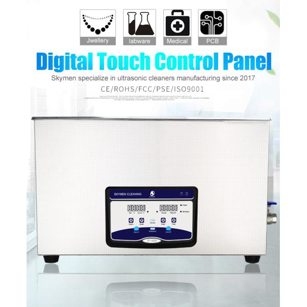 Nettoyage complet d'instrument de laboratoire de décapant ultrasonique tranquille de Benchtop d'acier inoxydable