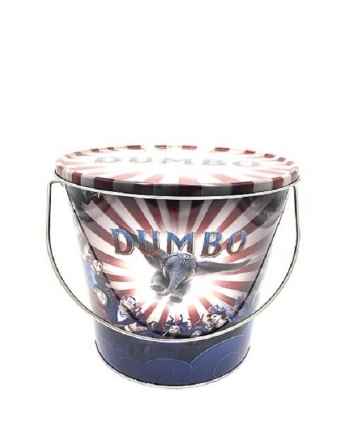 DADI Household 2.4L Popcorn Gift Tins Classic Metal Oval Metal Popcorn Bucket Stacking Shape