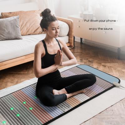 4 Coils PEMF Mattress Pad Tourmaline Crystal Pulse Electromagnetic Therapy Mat