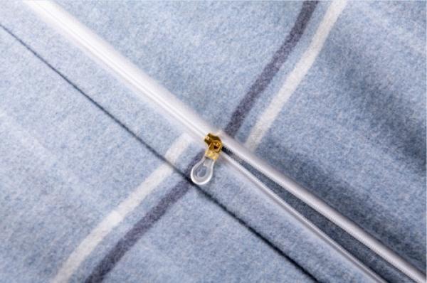 OEM Twin Duvet Covers King Full Size Duvet Cover Blue Polyester Blended Flannel