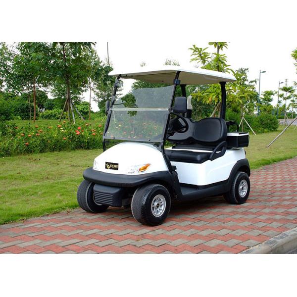 High Safe 2 Seater Golf Cart , Electric Security Patrol Vehicles For Personal Transport