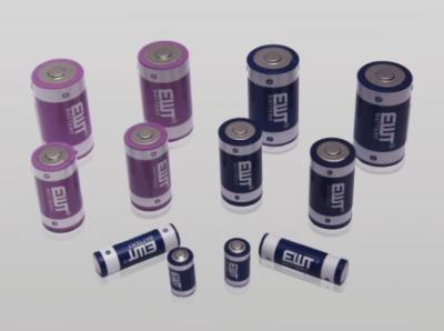 Bateria de cloreto de tiônilo de lítio Bateria cilíndrica de lítio de 3,6 V