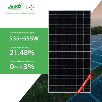 Células solares monocristalinas de tipo Jinko P 535W 540W 545W 550W 555W Painéis solares
