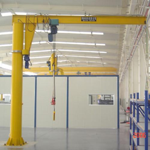 360 Degree Swing 500kg Jib Crane Fixed Jib Crane Pendant Pushbutton Control