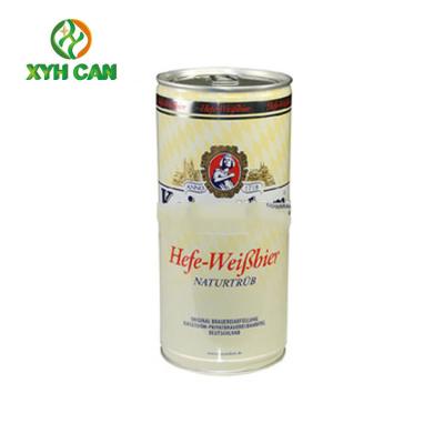 Les conteneurs de bière de Tin Can 1000ml de bière D90×H187 millimètre pour maintiennent frais