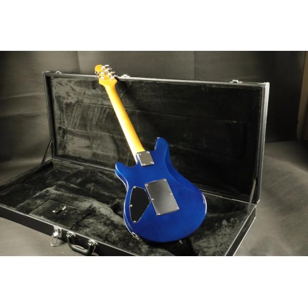 Mahogany body HsH pickups Quilted Maple Top single Binding Music Man olp Electric guitar Guitarra transparent pickguard
