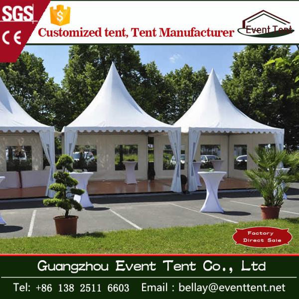 Cone Shaped High Peak Pagoda Marquee Tents , Outdoor Wedding Tent 5m * 5m