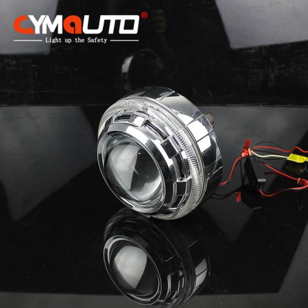 Car Retrofit Shrouds Angel Eyes Crystal LED Shrouds 2.5 Inch / 3 Inch