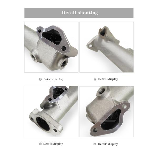 Excavator Engine Parts Cylinder Head Outlet Water Pipe  DE12T