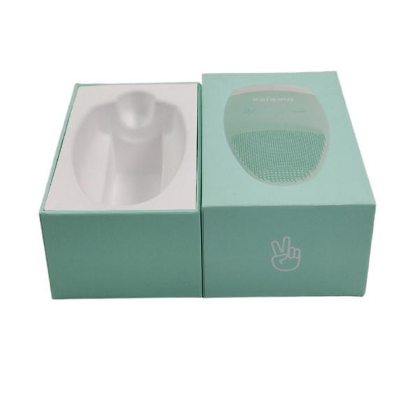 Fashion Luxury Hair Brush Black Gift Box Set com espuma EVA e papel de ouro